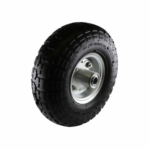 Move It Pneumatic Steel Trolley Wheel 3.5 x 4 5/8 Inch Axle Diameter - SuperSaverAU - view 1