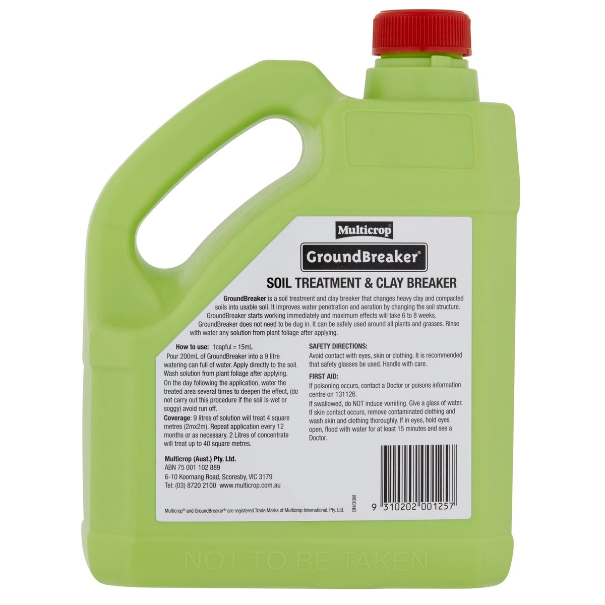 Multicrop GroundBreaker 2L Liquid Clay Breaker & Soil Conditioner