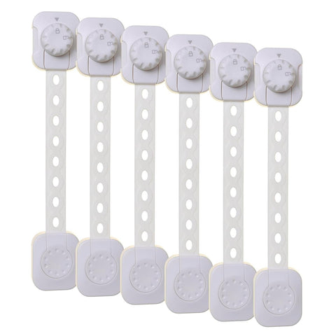 Dreambaby Twist N Lock Latch - 38mm x 215mm - ABS - 6 Pack - SuperSaverAU - view 1