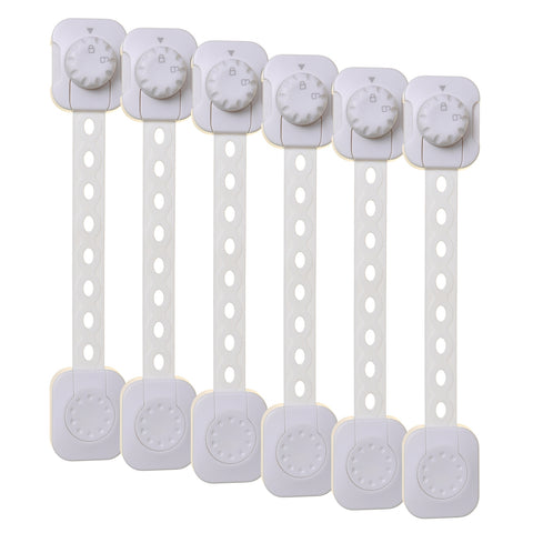 Dreambaby Twist N Lock Multi-Purpose Latch 38 x 215mm ABS 6 Pack White