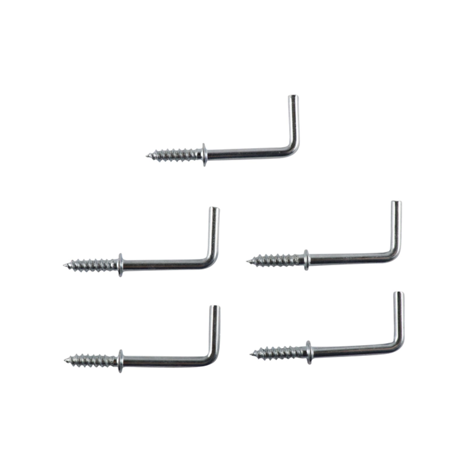 Everhang Zinc Plated Square Hook 25mm 13kg - 5 Pack