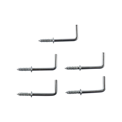Everhang Zinc Plated Square Hook 25mm 13kg - 5 Pack