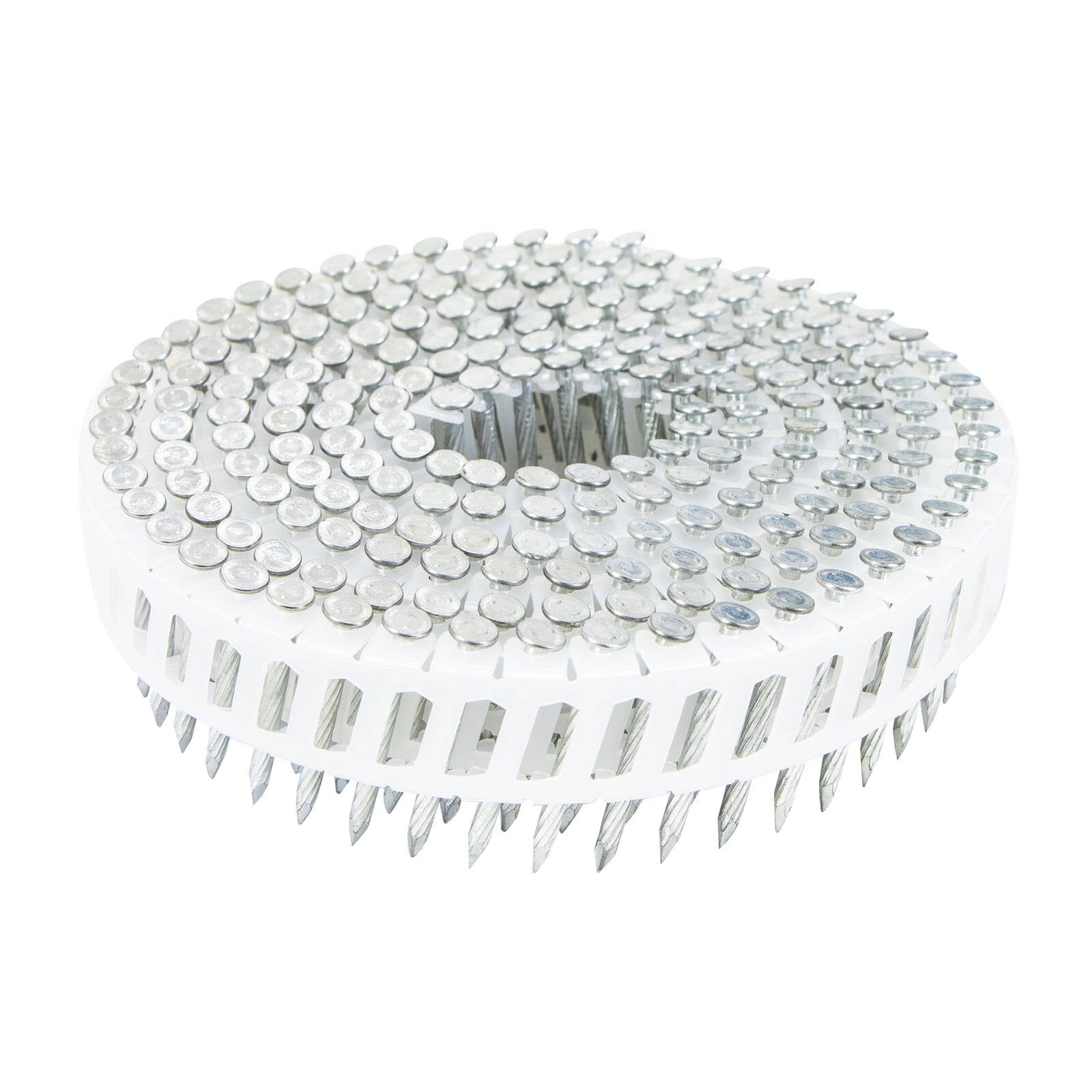Titan 32 x 2.5mm Hardened Electro Galvanised Collated Coil Nail Screw - 3600 Pack