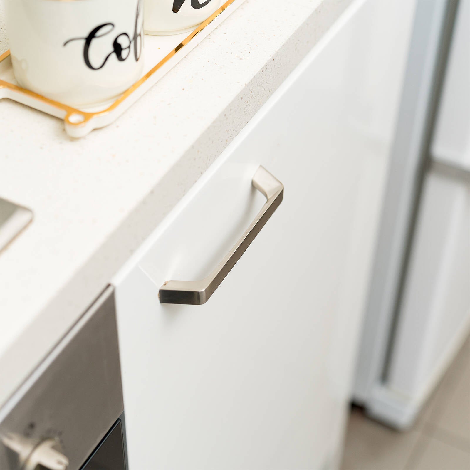 Taskmaster 128mm Brushed Satin Nickel Steel Cabinet Handle