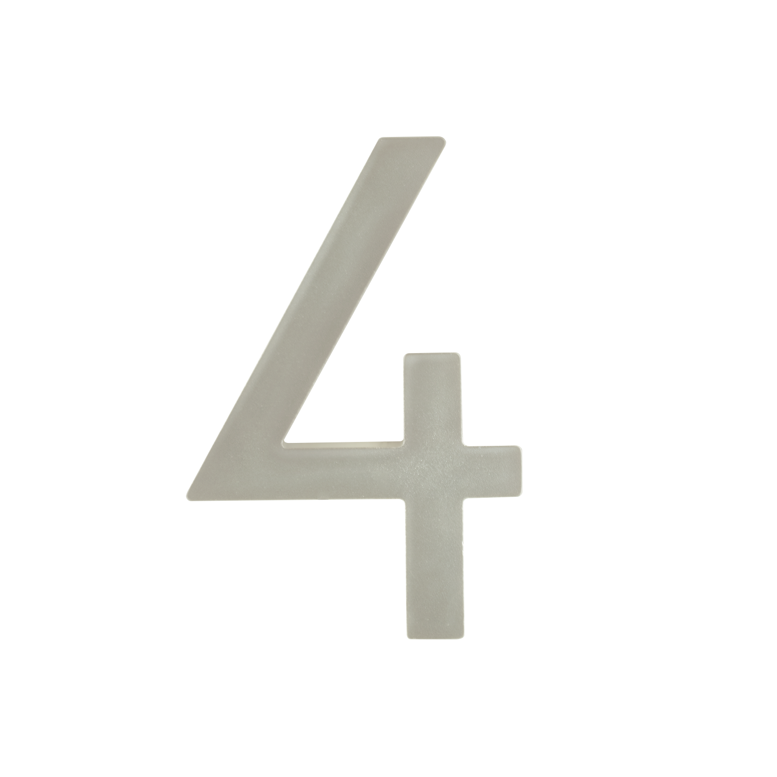 Sandleford Lorne Numeral 4 100mm Stainless Steel House Number