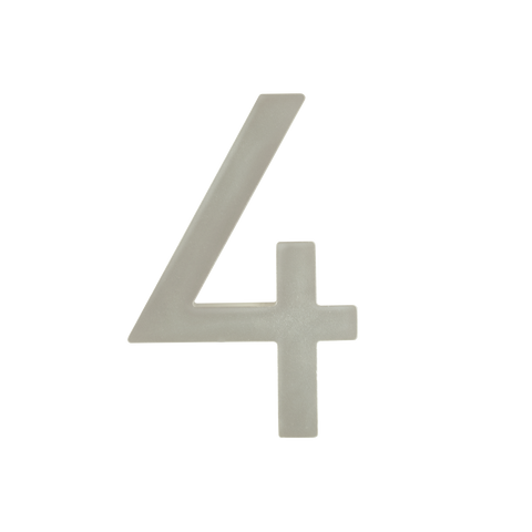 Sandleford Lorne Numeral 4 100mm Stainless Steel House Number