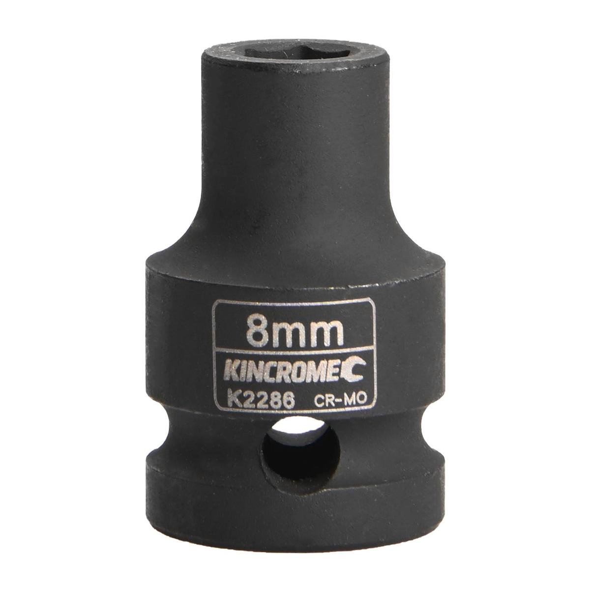 Kincrome 8mm Impact Socket Cr-Mo Steel Rust Resistant Durable - SuperSaverAU - view 1