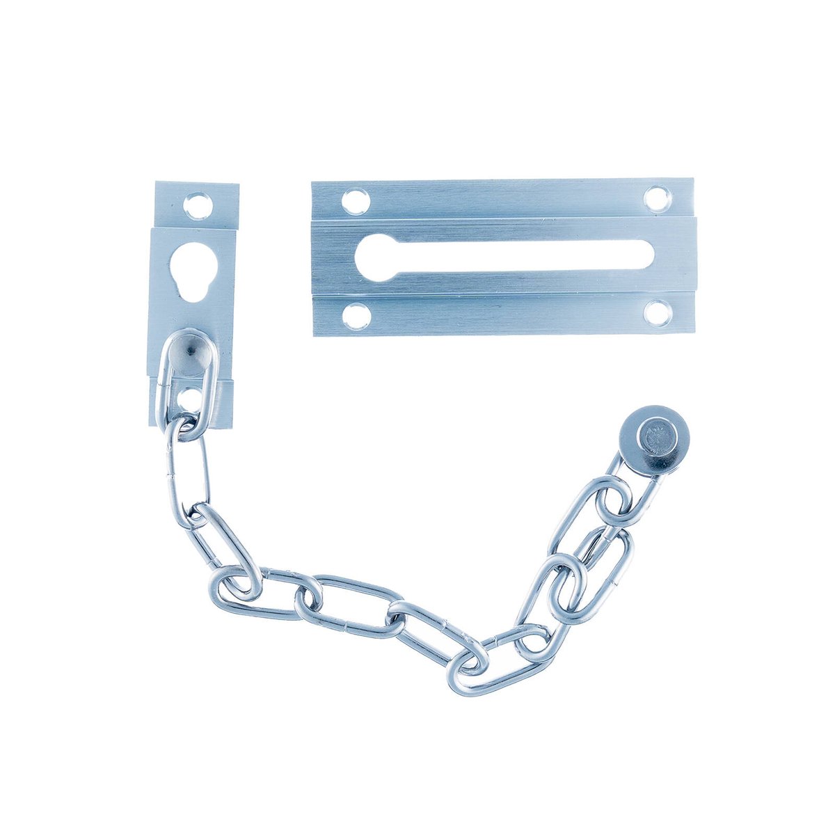 Taskmaster 32mm Satin Chrome Solid Brass Security Door Chain