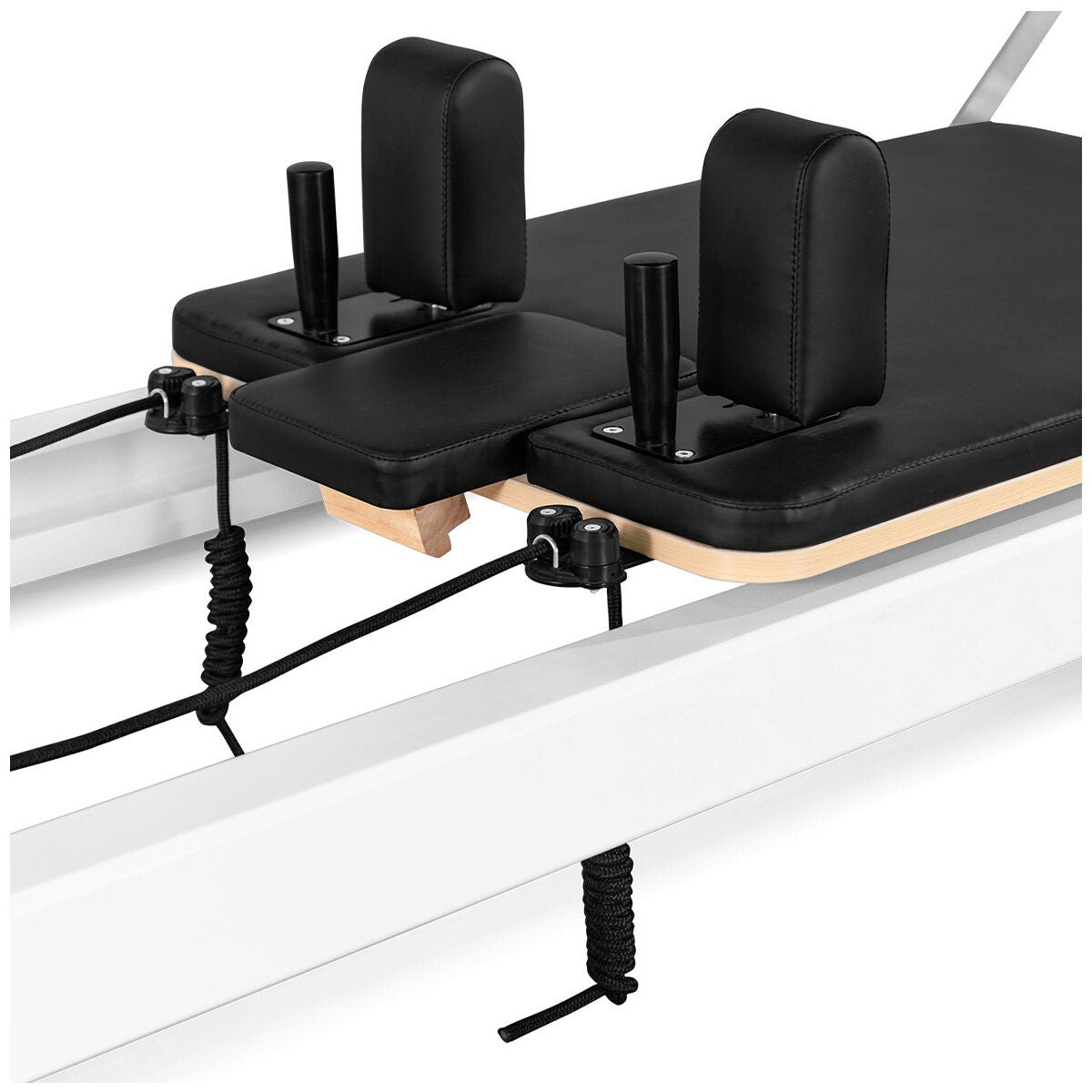 Lifespan Fitness Contour Pro aluminium reformer Pilates bed set - black accents - 75kg - LFRF-CONTPRO