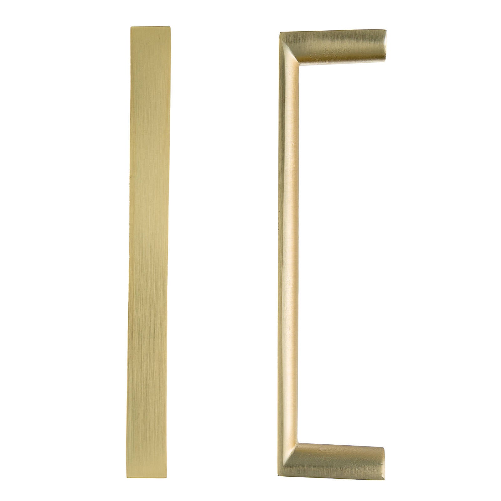 Taskmaster 96mm Brushed Brass 1/2 Round Cabinet Handle 10 Pack