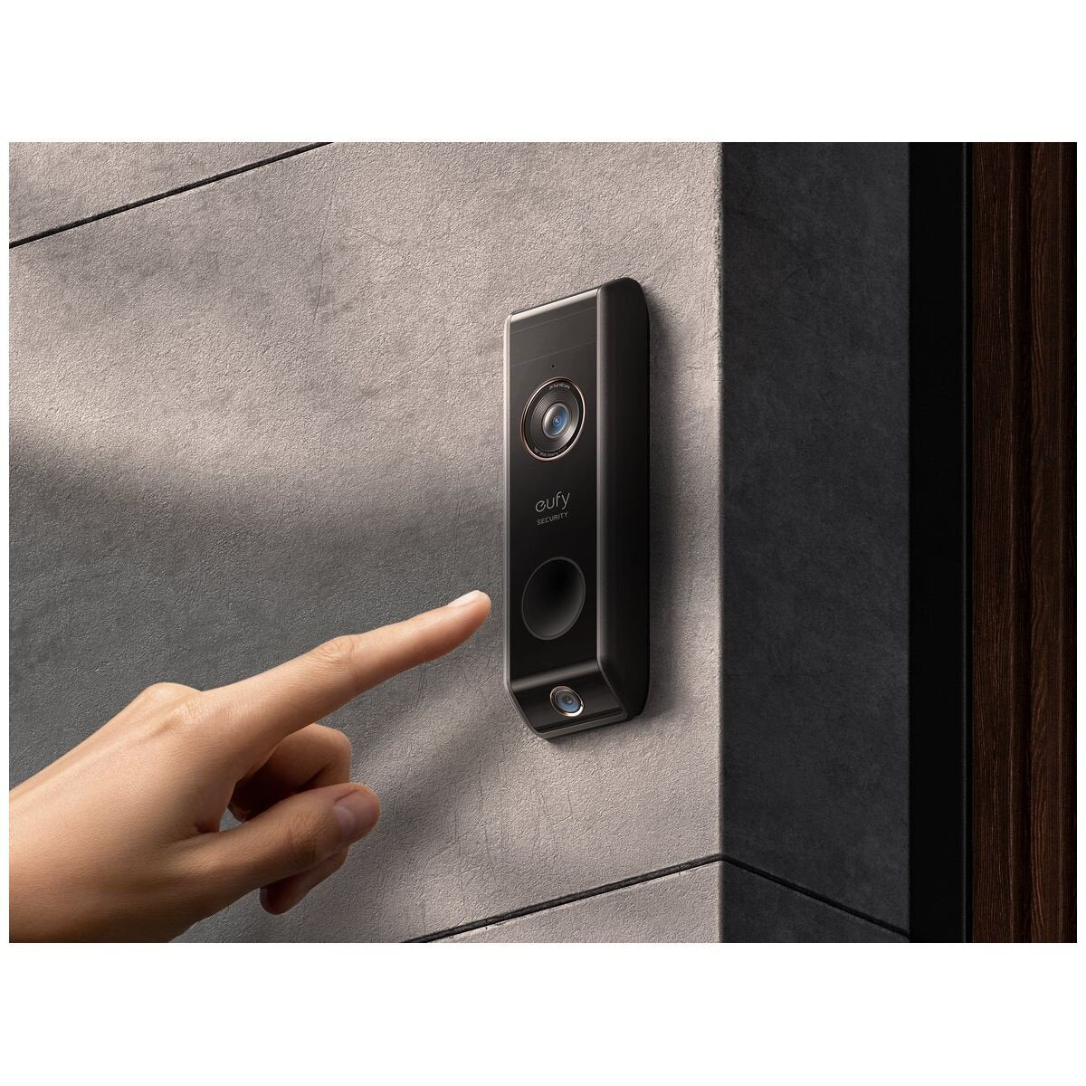 Eufy Dual Camera Video Doorbell with HomeBase 2 Base Station - 2K Video, Facial Recognition - E8213C12