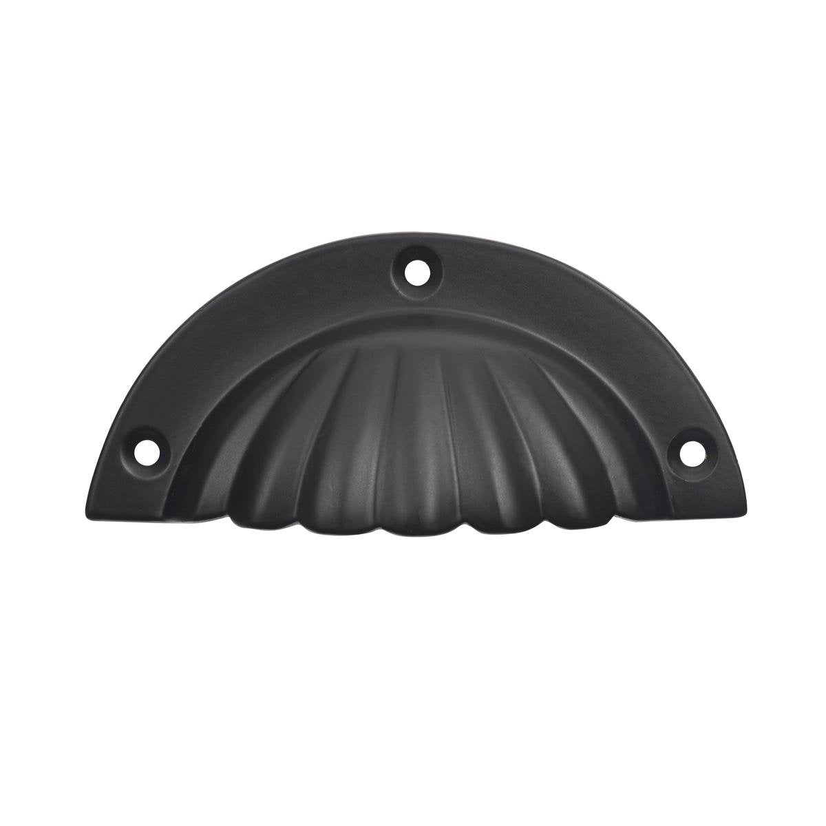 Prestige Pull Knob - 92mm - Cast Iron - Matte Black Shell Design - SuperSaverAU - view 1