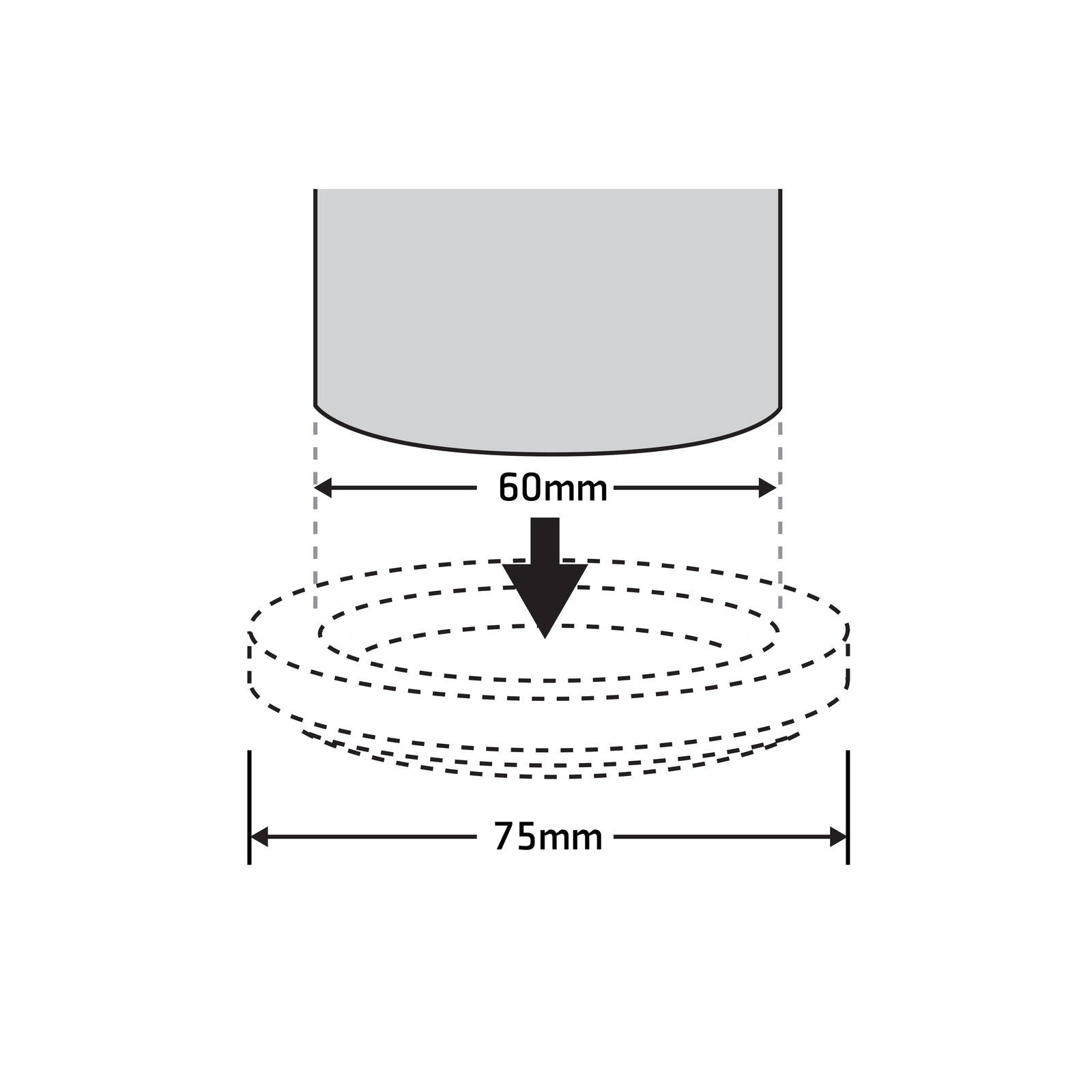 Surface Gard 60mm Brown Round Steel Carpet Base Castor Cups - 4 Pack