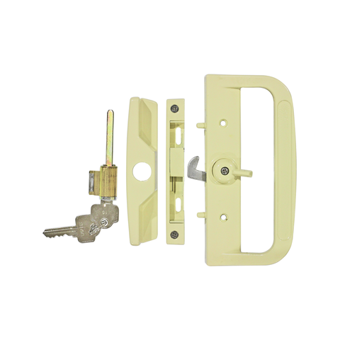 Rolltrak Primrose Sliding Patio Door Lock Set - Alloy - Keyed - Durable - SuperSaverAU - view 1