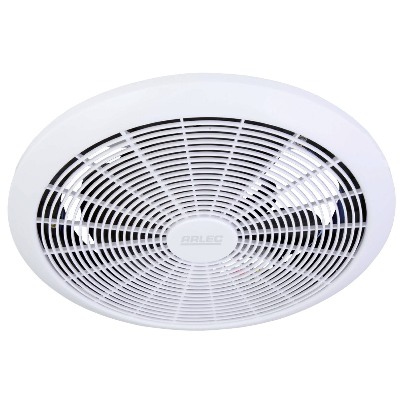 Arlec 250mm White Ceiling Exhaust Fan - 350m3/hr, Ball Bearing 38W, EX25