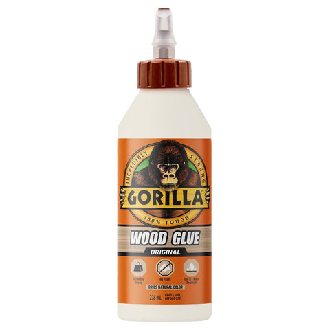 Gorilla Wood Glue - 236ml - High Strength - Water Resistant - Fast Cure - SuperSaverAU - view 1