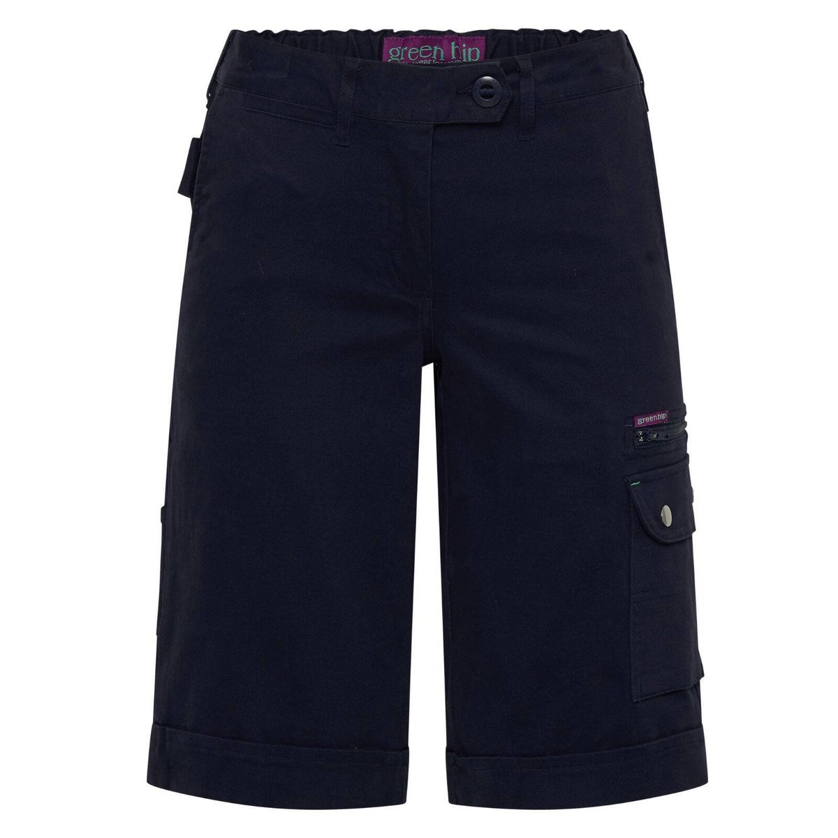 Green Hip Give Cargo Shorts - Size 16 - Black - Comfortable & Versatile - SuperSaverAU - view 1