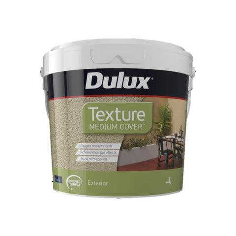 Dulux Medium Texture Exterior Paint - 4L - Coloured - Water Based - SuperSaverAU - view 1