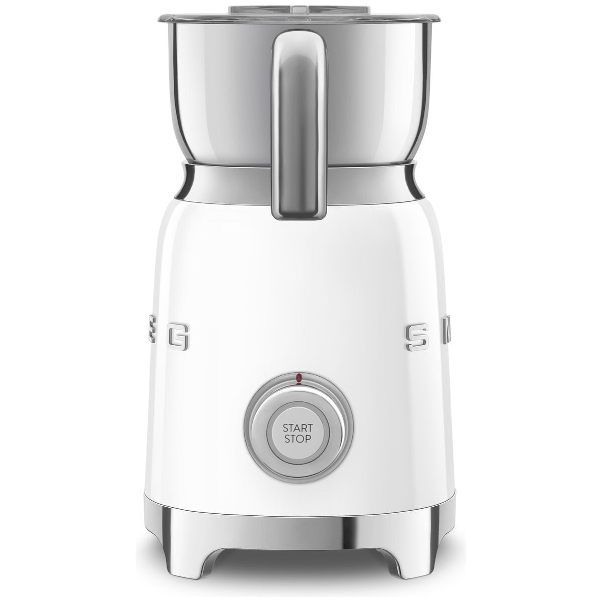 Smeg 50's Style Retro Milk Frother - White, 6 Pre-Set Programs, Induction Heating - MFF11WHAU