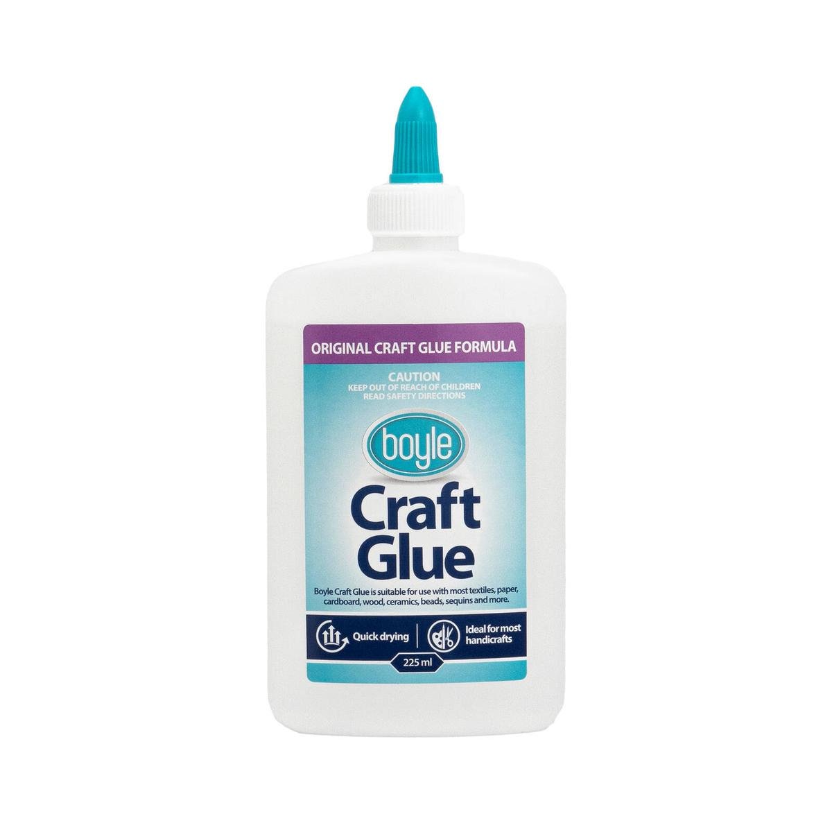 Boyle 225ml Adhesive Craft Glue Dries Clear