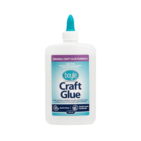Boyle 225ml Adhesive Craft Glue Dries Clear