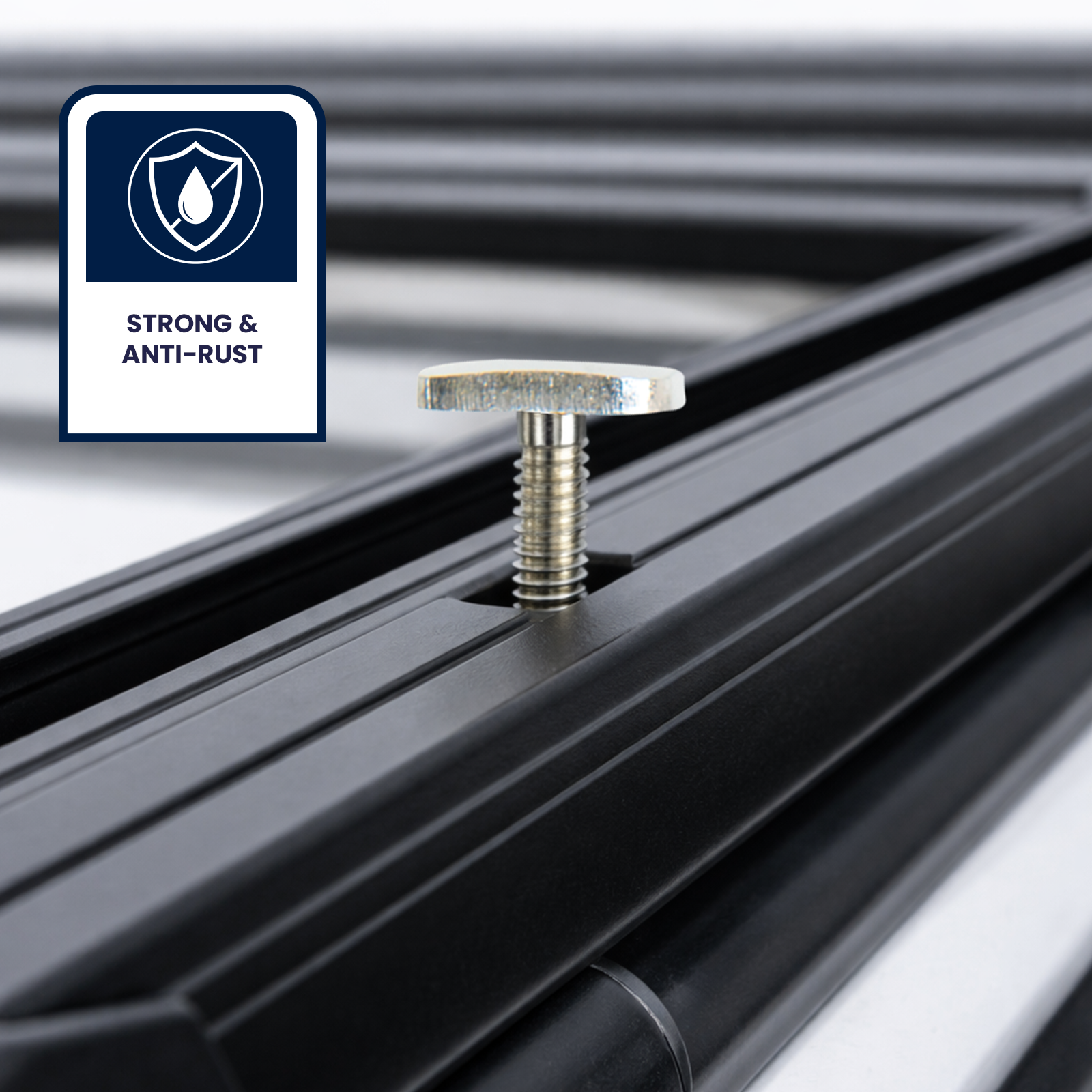 GRUNT Universal Roof Rack T-Slot Bolts 4 Pack, M6 Thread