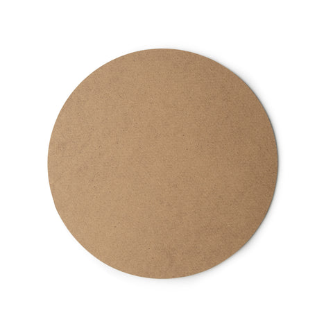 Boyle 25cm MDF Wooden Round Placemat for Craft and Decor