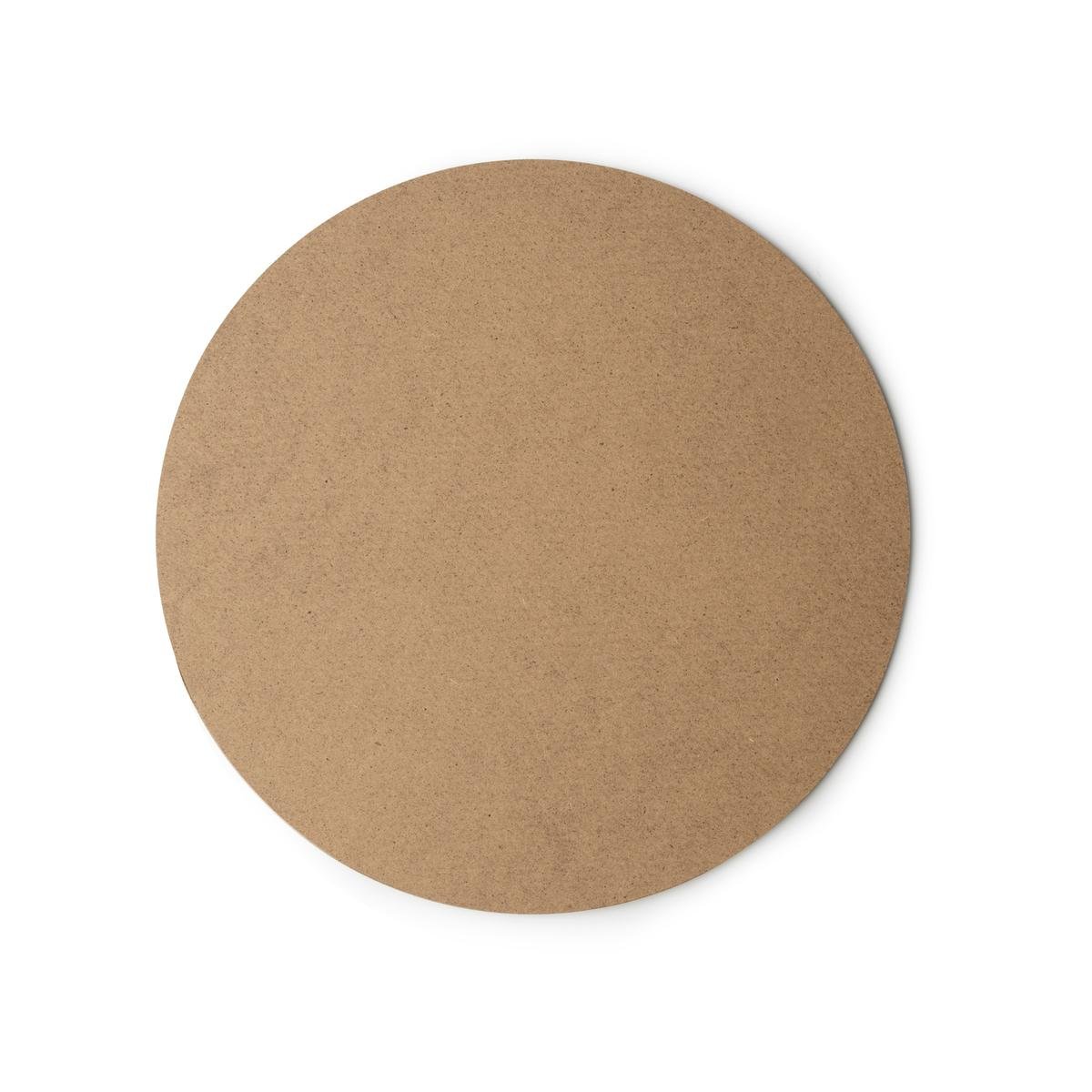 Boyle 25cm MDF Wooden Round Placemat for Craft and Decor