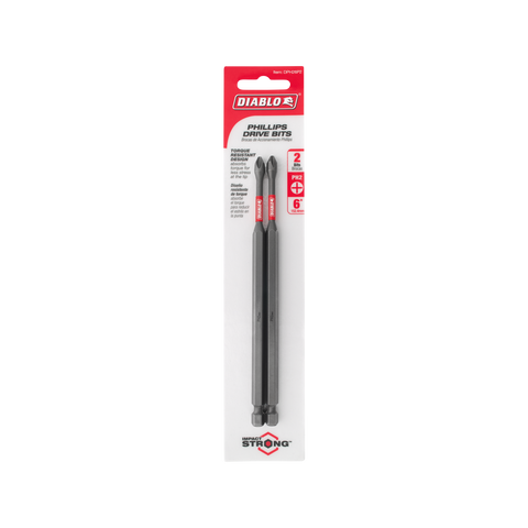 Diablo 150mm PH2 Power Bit - 2 Pack