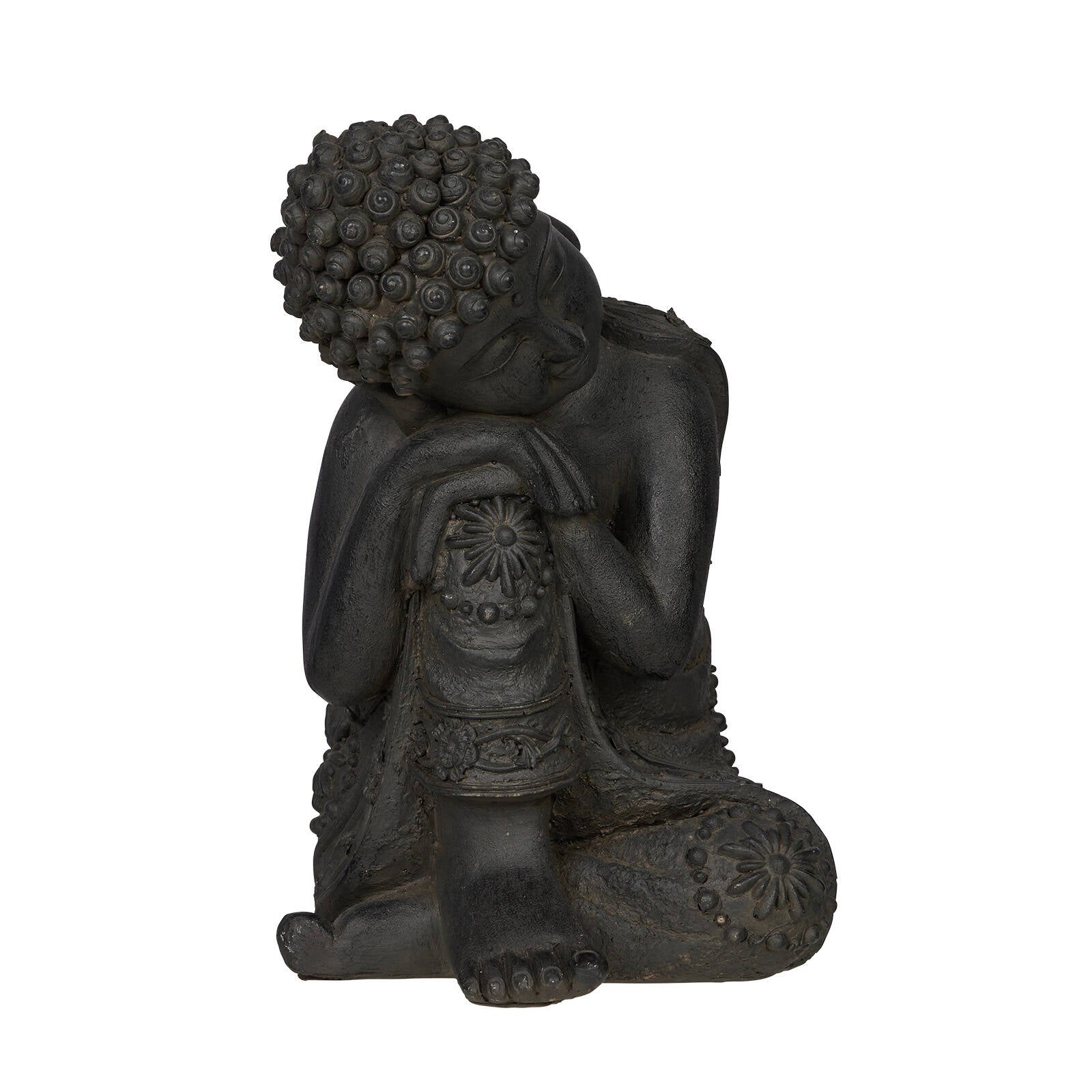 Northcote Pottery 25cm Charcoal Buddha Statue