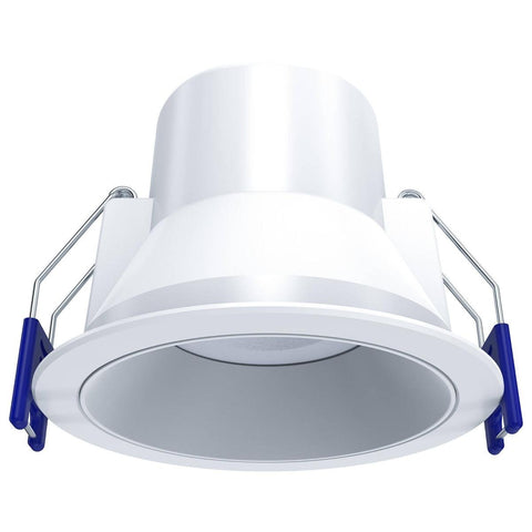 Deta 6W Tri-Colour Dimmable LED Downlight 86mm - White - IP44 Anti Glare - SuperSaverAU - view 1