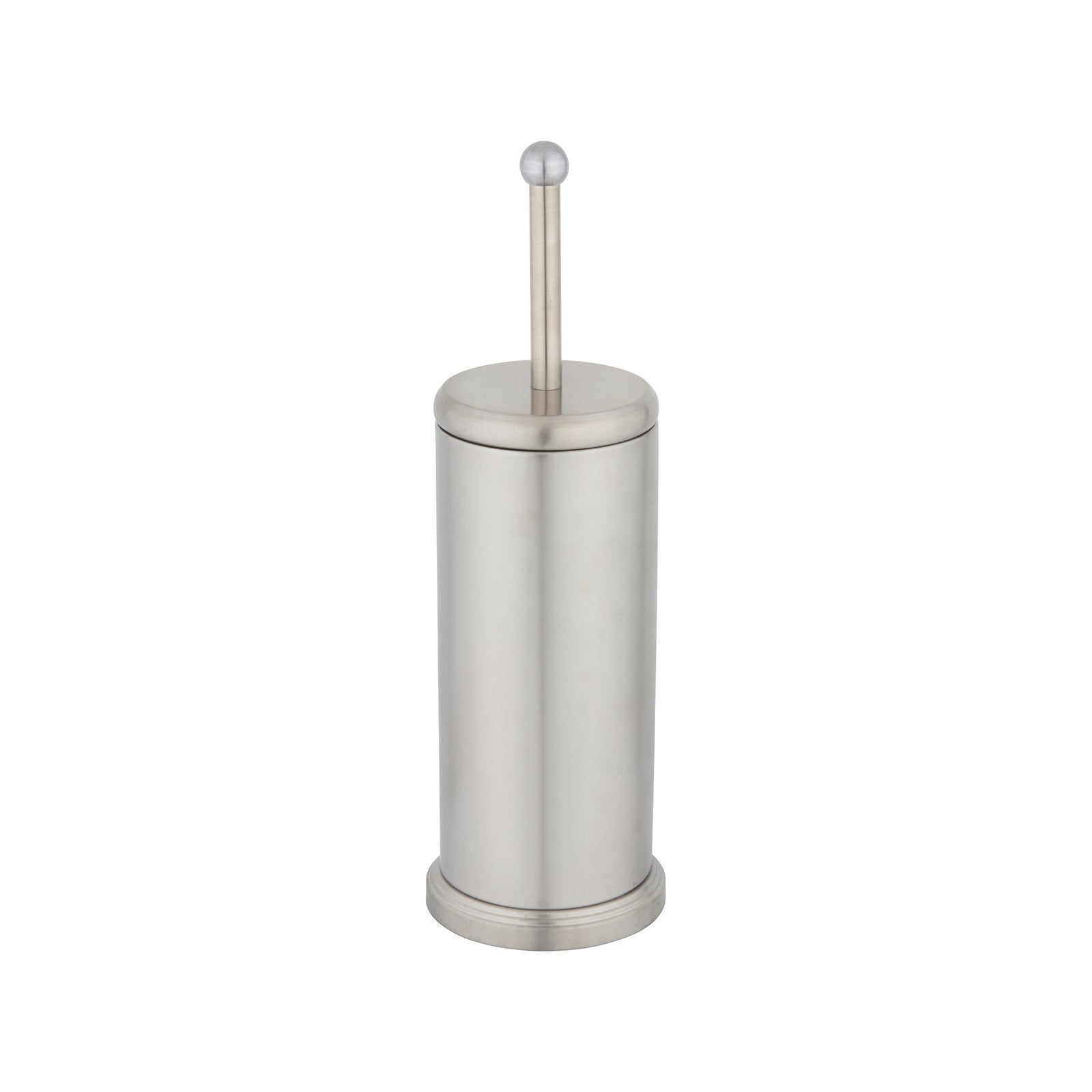 Barelli Stainless Steel Toilet Brush & Holder Silver
