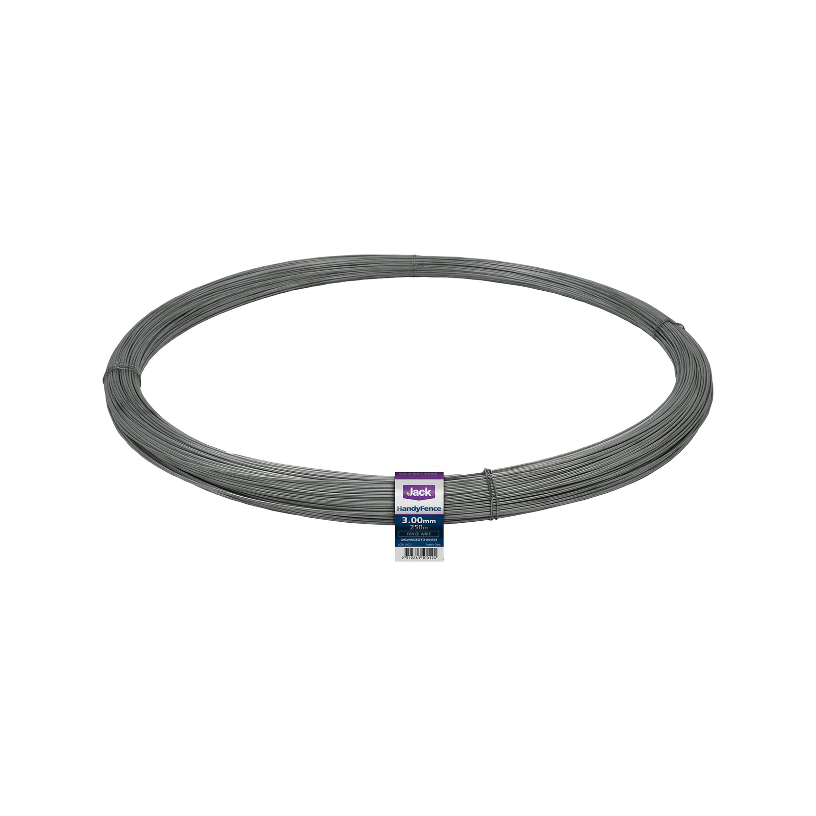 Jack Handyfence Galvanised Soft Fence Wire 3mm x 250m