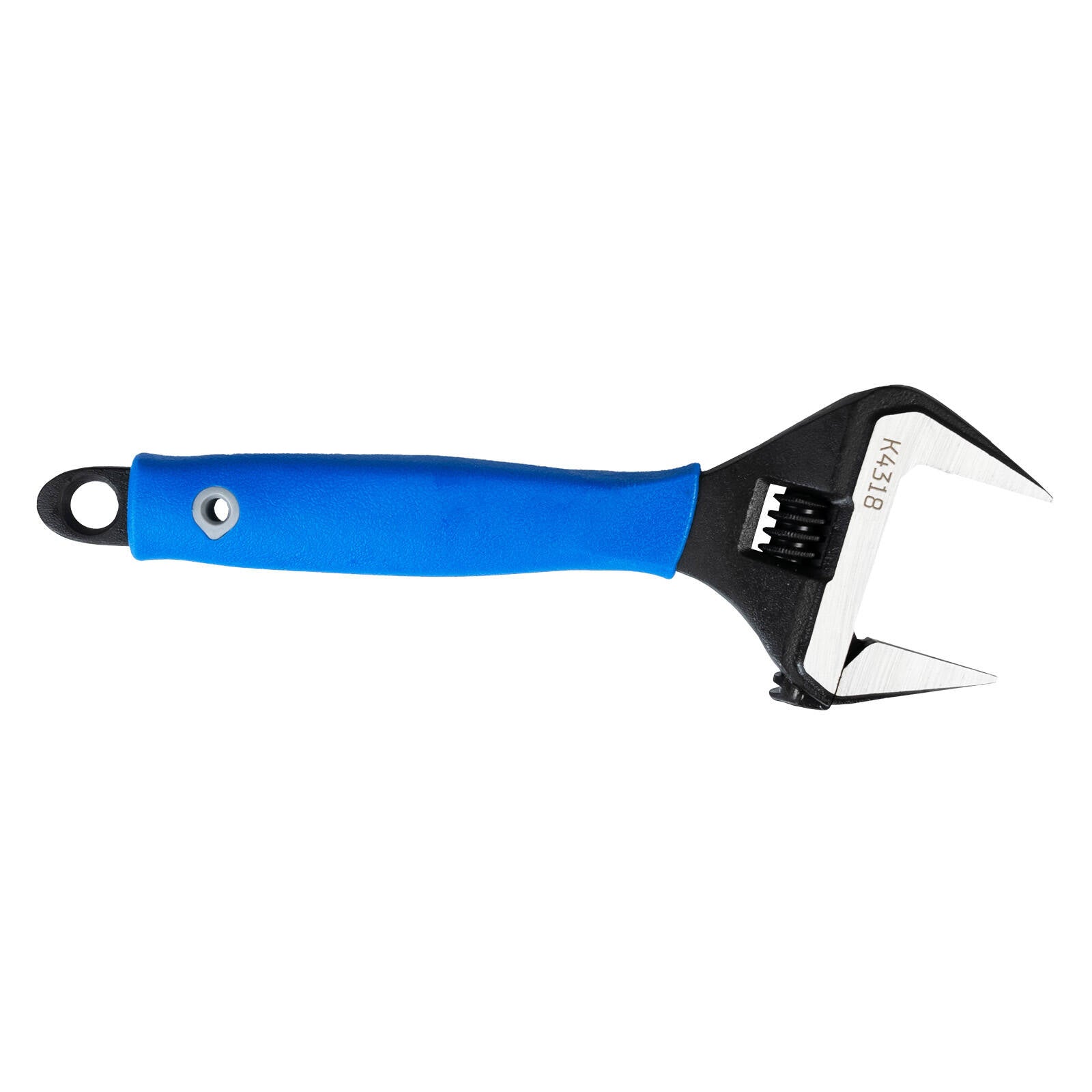 Kincrome 200mm Adjustable Wide Mouth Wrench - Chrome Vanadium Steel Slim Head