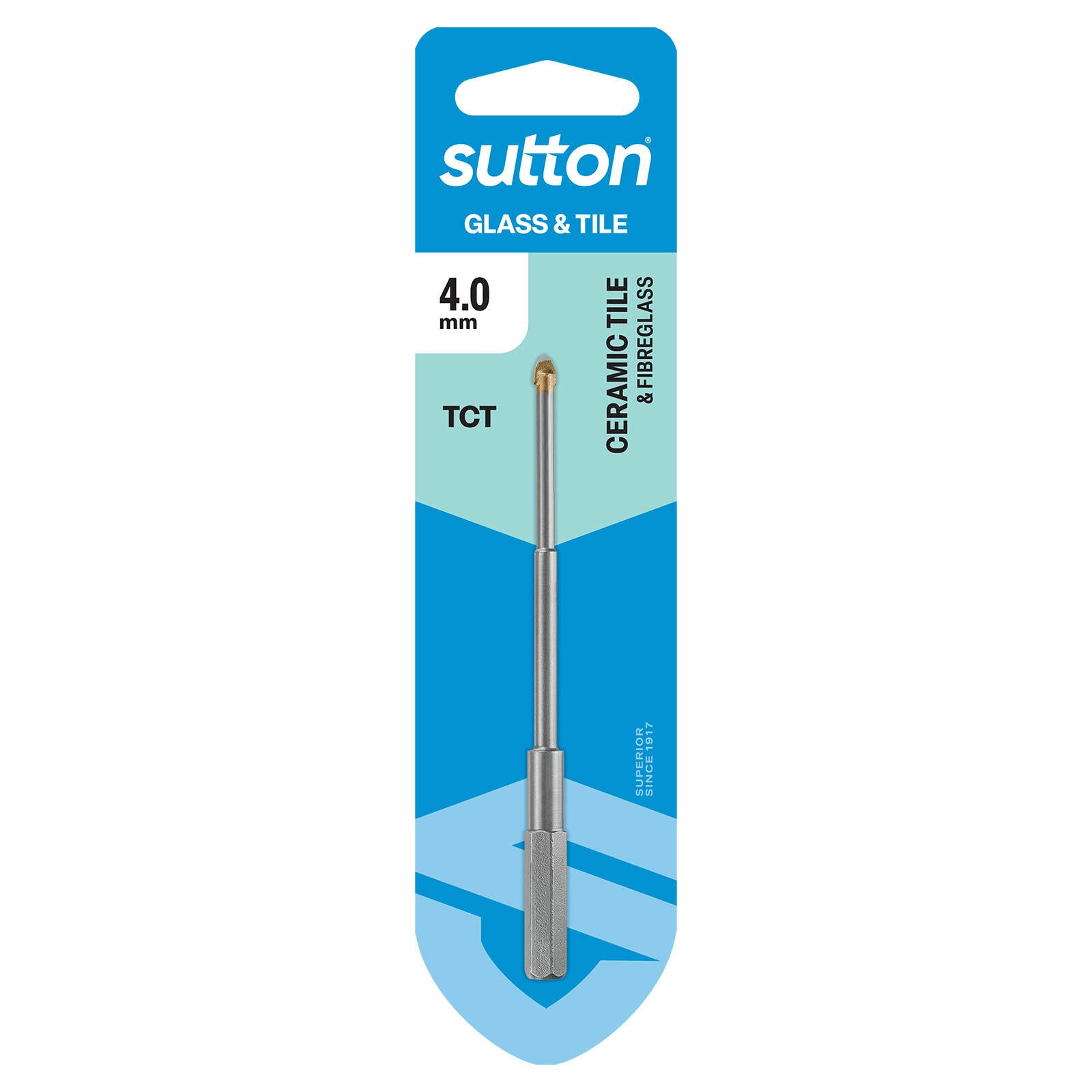 Sutton Tools 4.0mm Glass & Tile Drill Bit