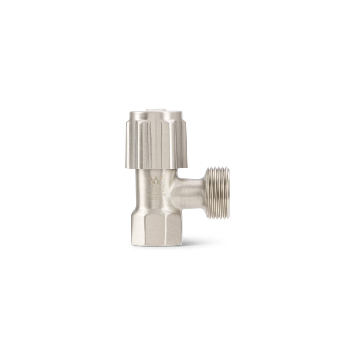 Brasshards Mini Washing Machine Tap 20mm - Brushed Nickel - Lead Free - Compact Design - SuperSaverAU - view 2