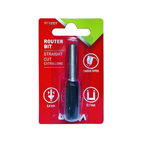 Ultra Extra Long Straight Router Bit 12.7mm Tungsten Carbide Tipped 1/4 Shaft