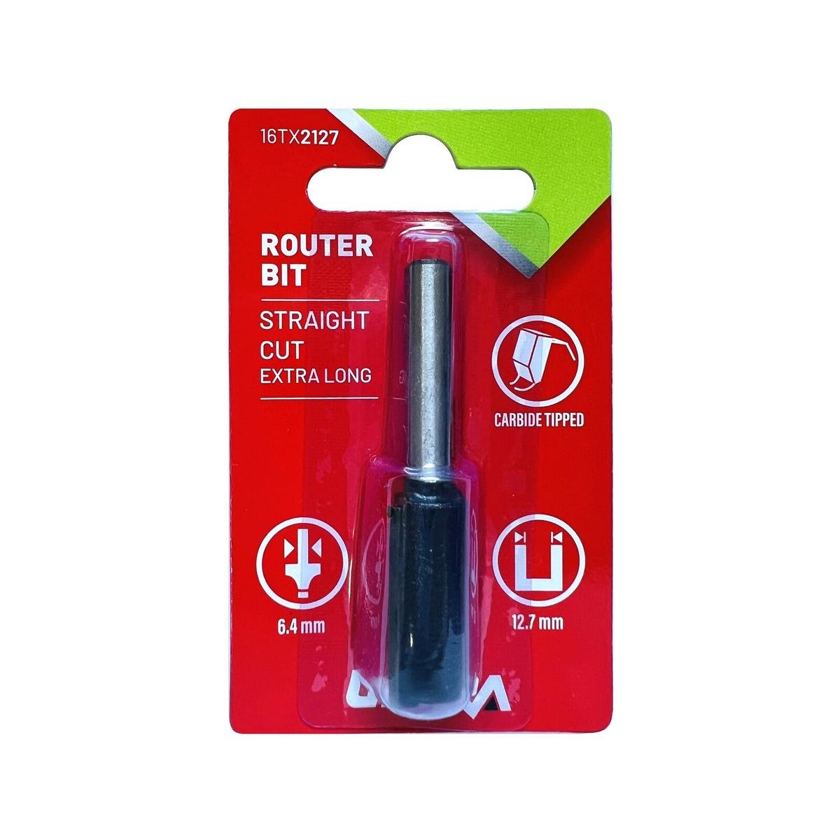 Ultra Extra Long Straight Router Bit 12.7mm Tungsten Carbide Tipped 1/4 Shaft