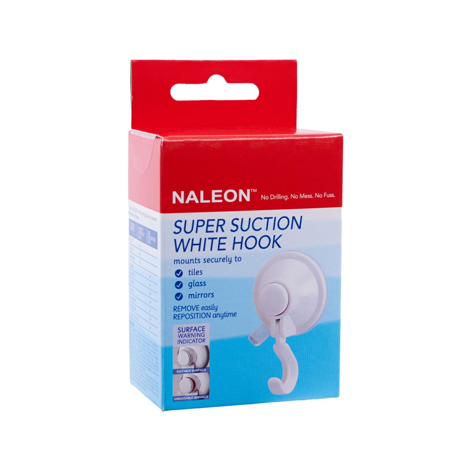 Naleon 3kg White Super Suction Hook