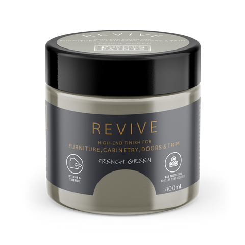 Porter's Paints 400ml French Green Revive Furniture & Cabinetry Paint, Satin, UV Resistant