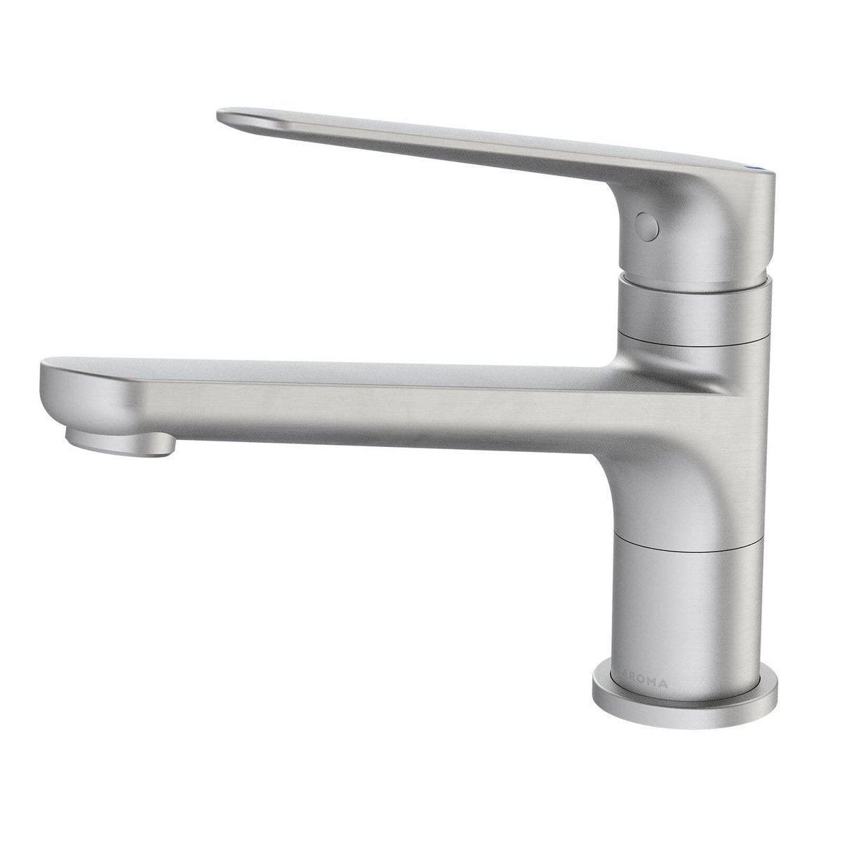 Homecare By Caroma Assisted Living Sink Mixer - Brushed Nickel - 40mm x 180mm x 237mm - Lead-Free Brass - Ergonomic Design - SuperSaverAU - view 1