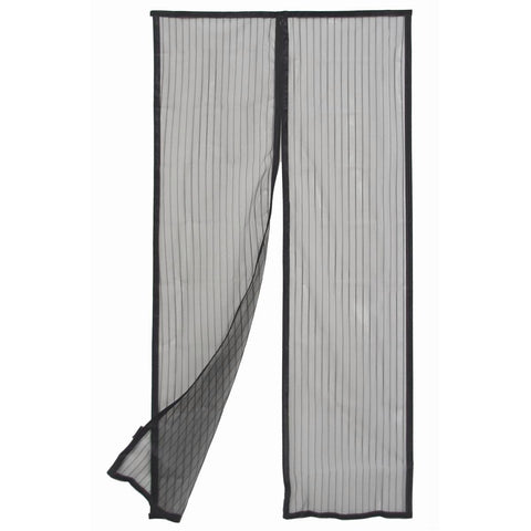 Pillar Magnetic Flyscreen Door Curtain - 160 x 200cm - Polyester - Hands-Free - SuperSaverAU - view 1