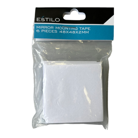 Estilo Mirror Mounting Tape 48 x 48 x 2mm 6 Piece