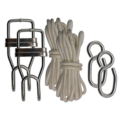 Two Trees Temporary Hammock Hanging Kit Zinc Plated Steel 200kg