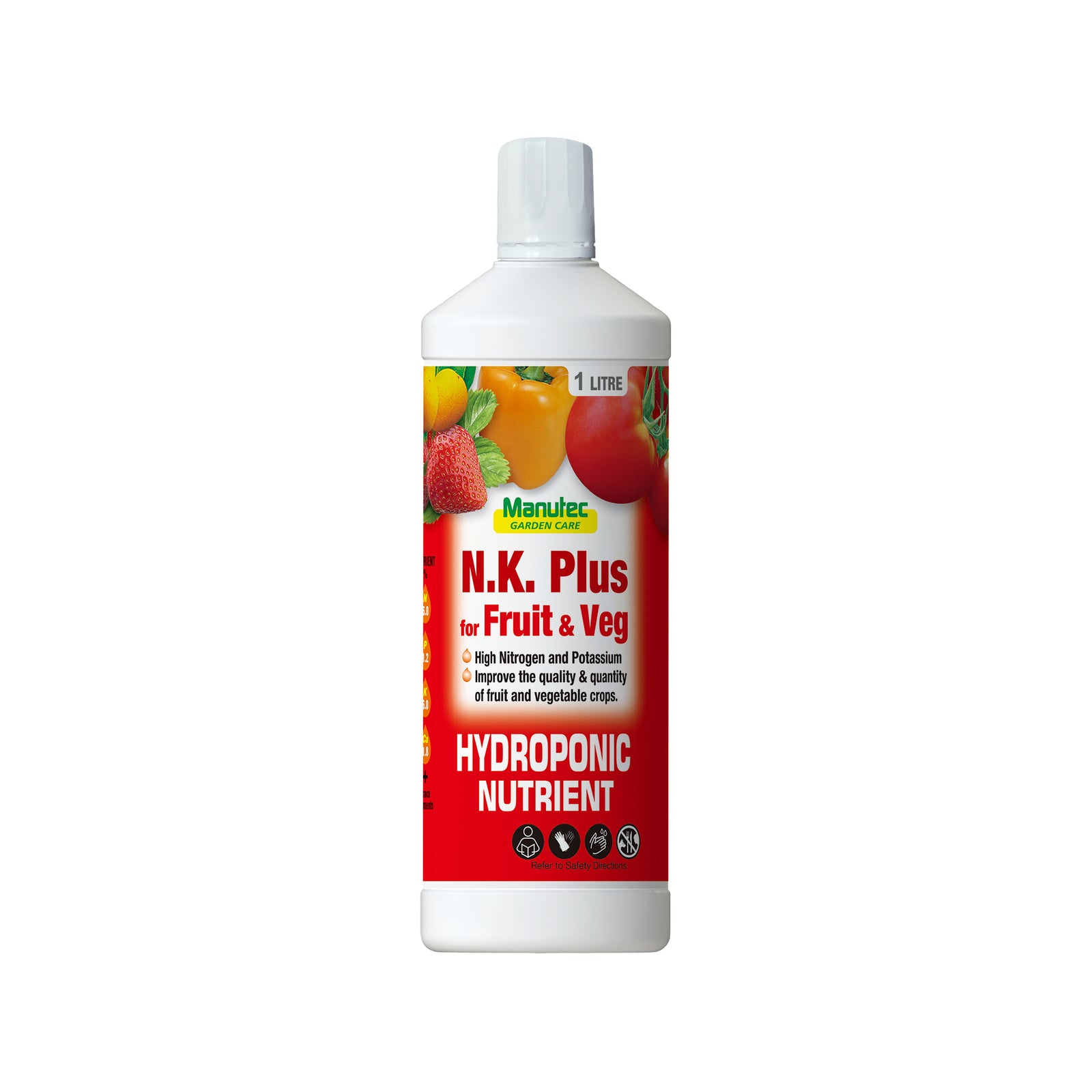 Manutec 1L Hydroponic NK Plus for Fruit and Veg