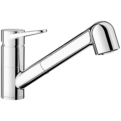 Blanco Pull-Out Mixer Tap - Chrome with Dual Spray Head - 5 Star Water Rating - 526419