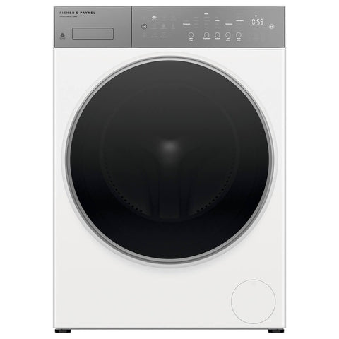 Fisher & Paykel Series 5 10kg Front Loader - White, FlexiDose Auto Dosing, Steam Refresh - WH1060P5