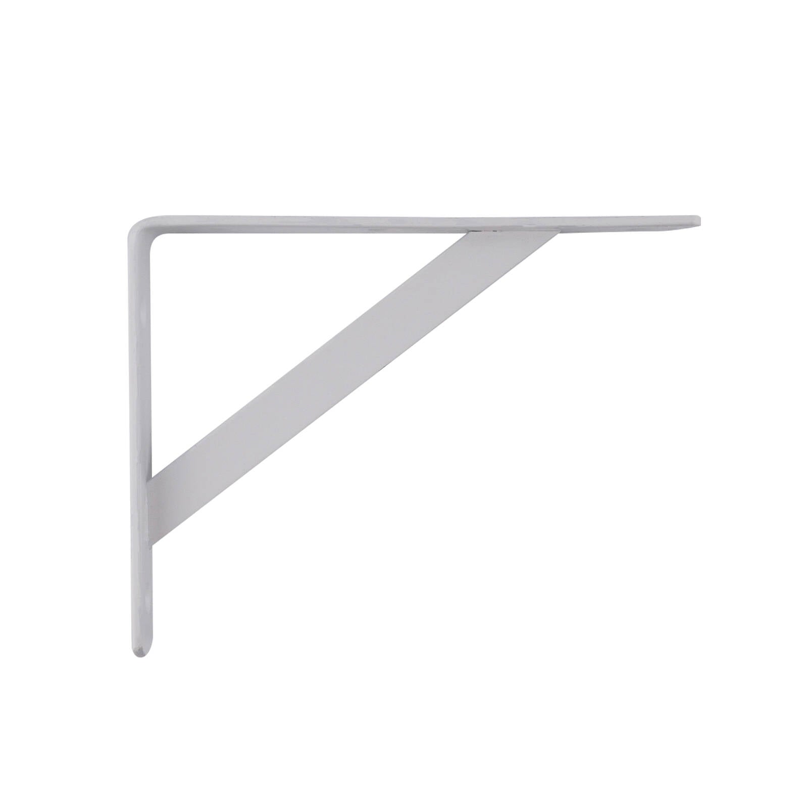 Carinya Heavy Duty Straight Stayed Bracket 200x150mm White Steel