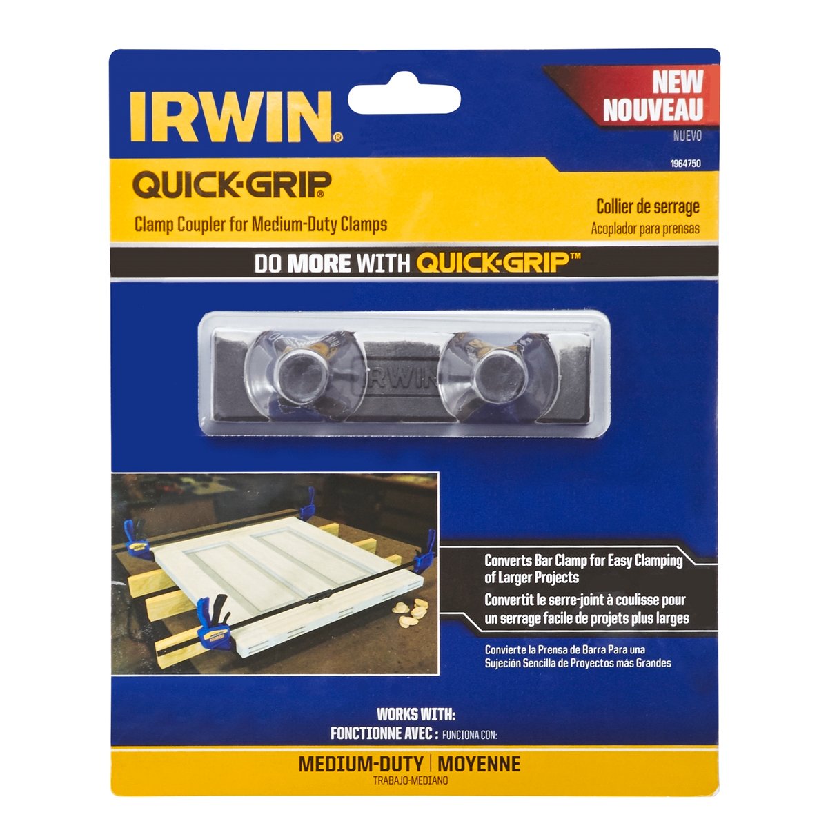 Irwin Quick-Grip Medium-Duty Coupler
