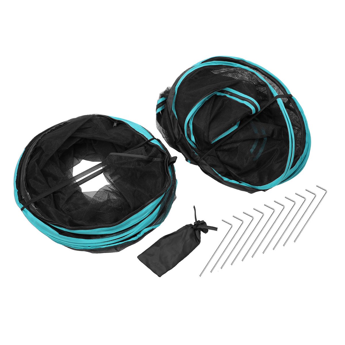 Paws Claws Mesh Pop Up Activity Centre 2 Piece Set 195 x 70 x 70cm - Lightweight, Collapsible - SuperSaverAU - view 3